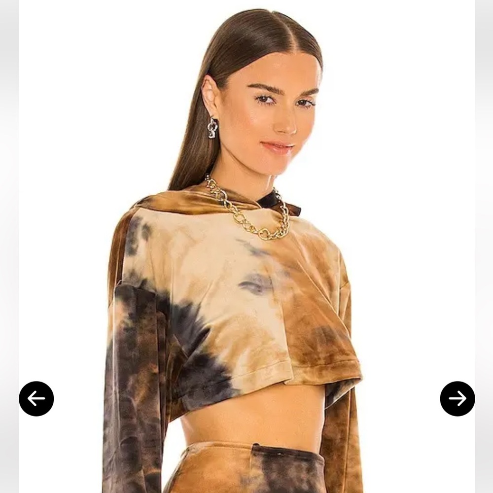 Kim Shui Velvet Hoodie in size small